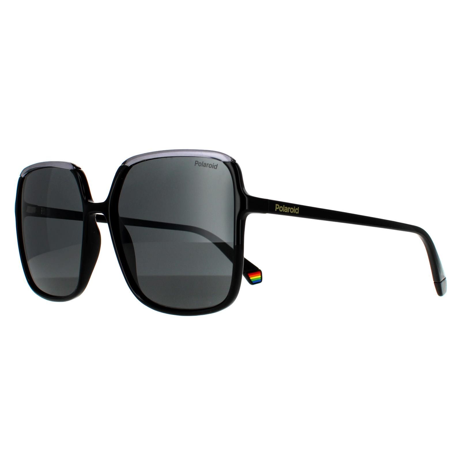 Polaroid Square Black Grey Grey Polarized 90041091