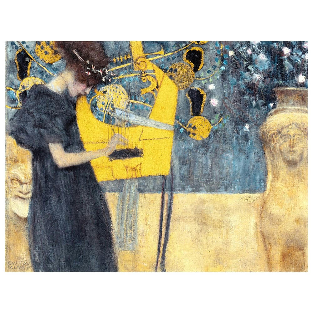 - Tableau impression sur toile Musique Gustav Klimt 80x100cm