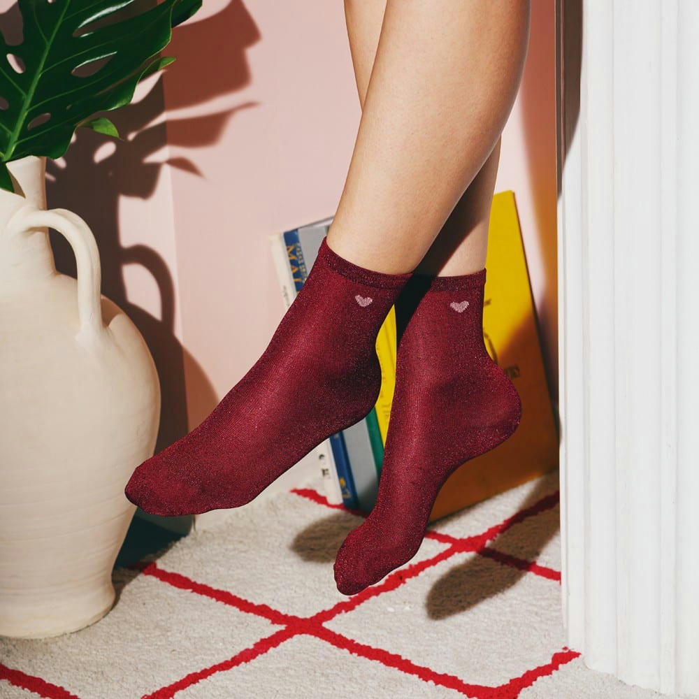 COEUR - Chaussettes coeurs taille unique
