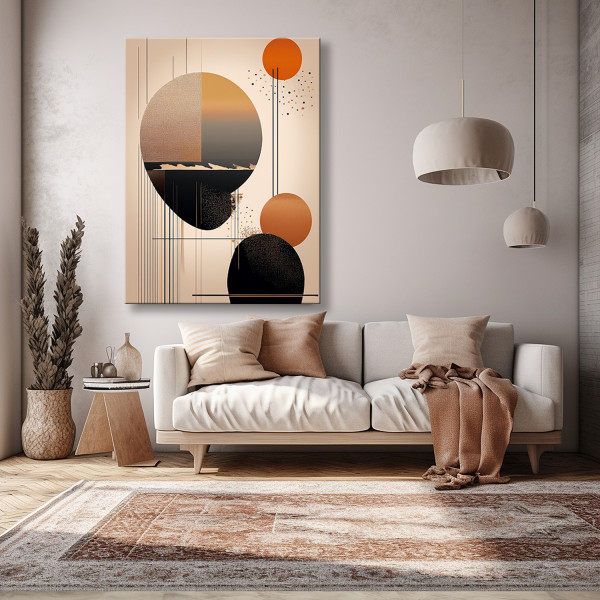 Feeby Obraz na płótnie, Abstrakcja Kształty Geometryczne 40x60