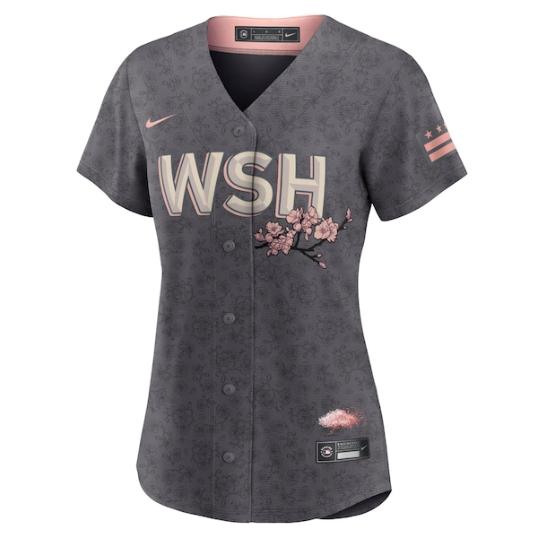 Stephen Strasburg Washington Nationals Nike Women's City Connect Replica Player Jersey - Gray