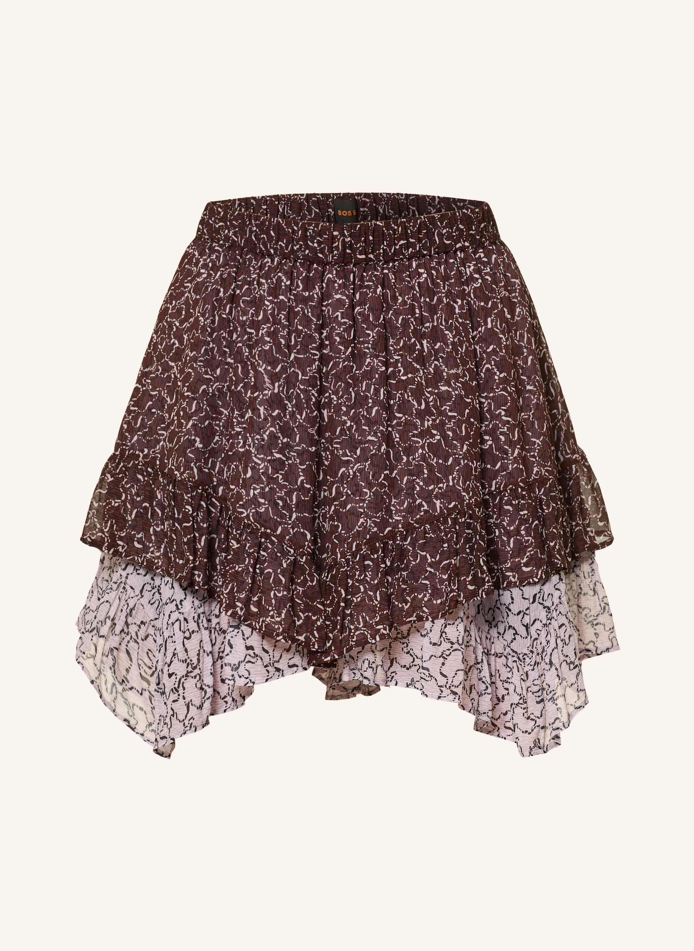 BOSS Skort TOULENA mit Rüschen