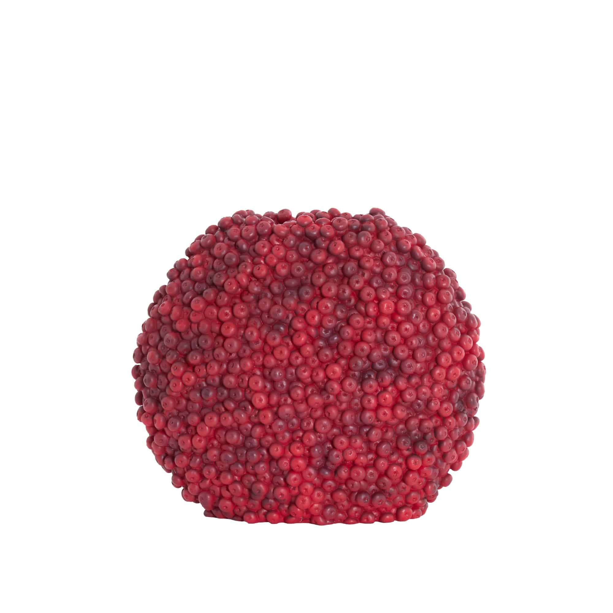 Light & Living vaas Berries - rood - 44x19x37cm