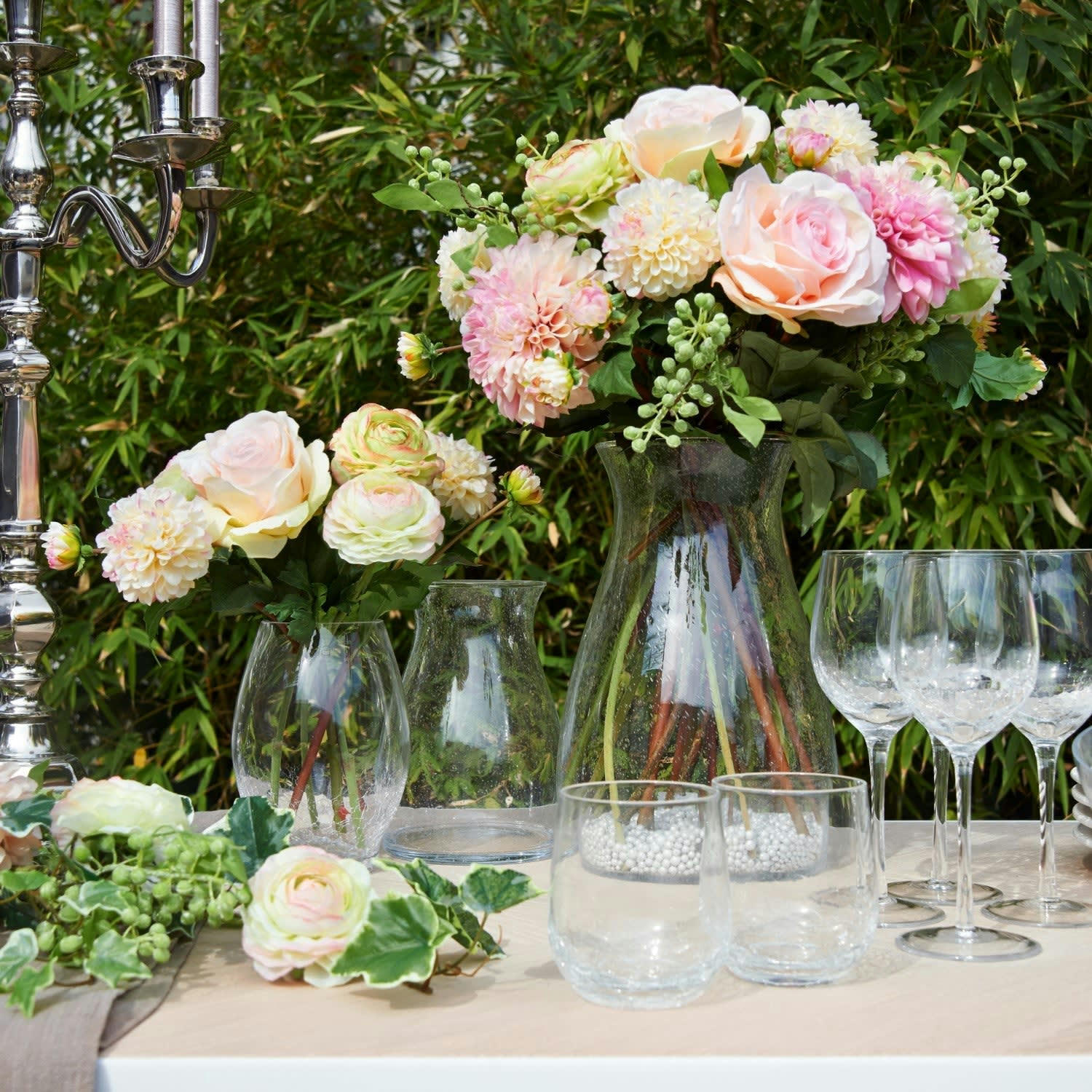 DIANE - Rose artificielle Diane H53cm