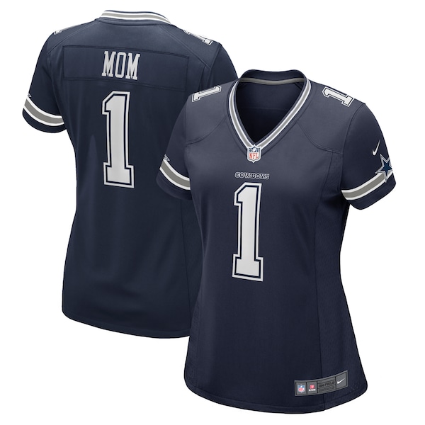 Number 1 Mom Dallas Cowboys Nike Women's Game Jersey - Navy