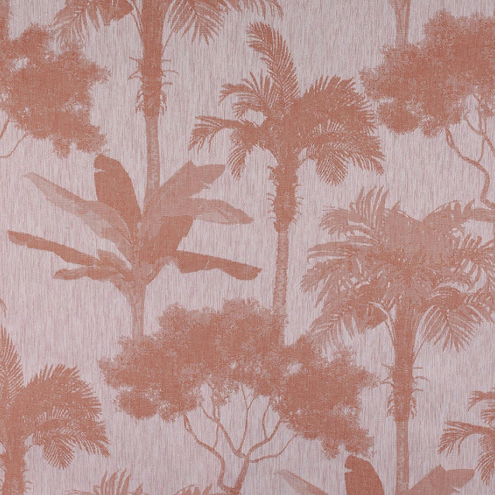 - Rideau d'ameublement tropical coton terracotta 140x260 cm