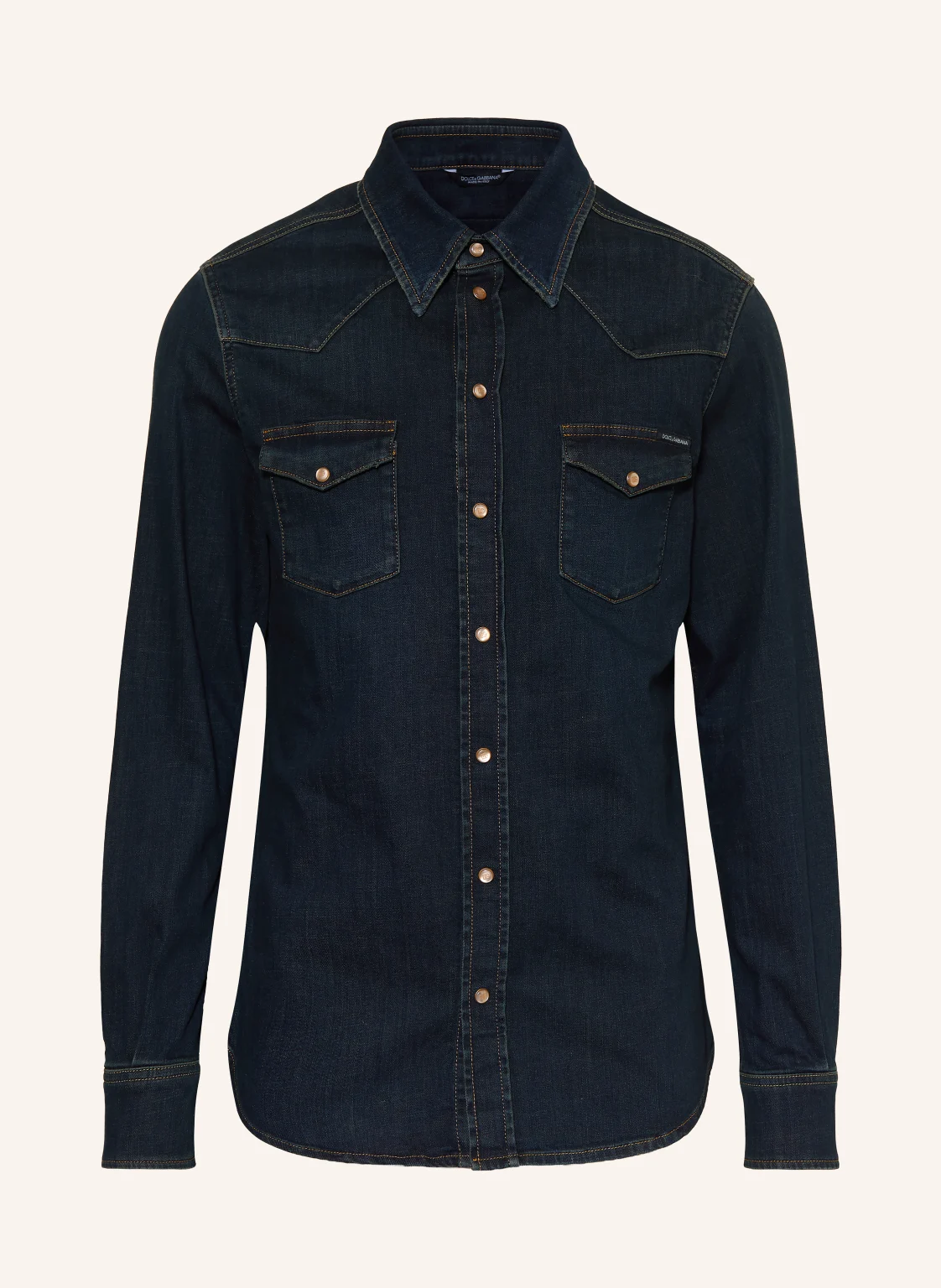 DOLCE & GABBANA Jeanshemd Extra Slim Fit