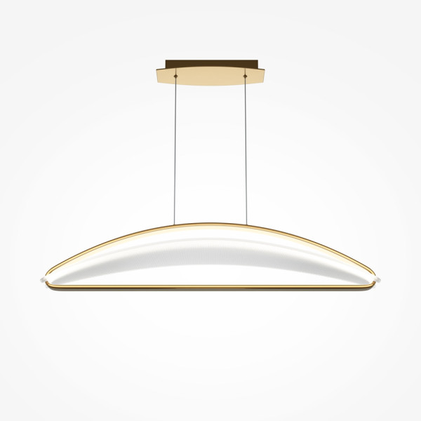 Lampa wisząca Breeze mosiężno-przezroczysta LED 1x34W 3000K 2040lm Maytoni