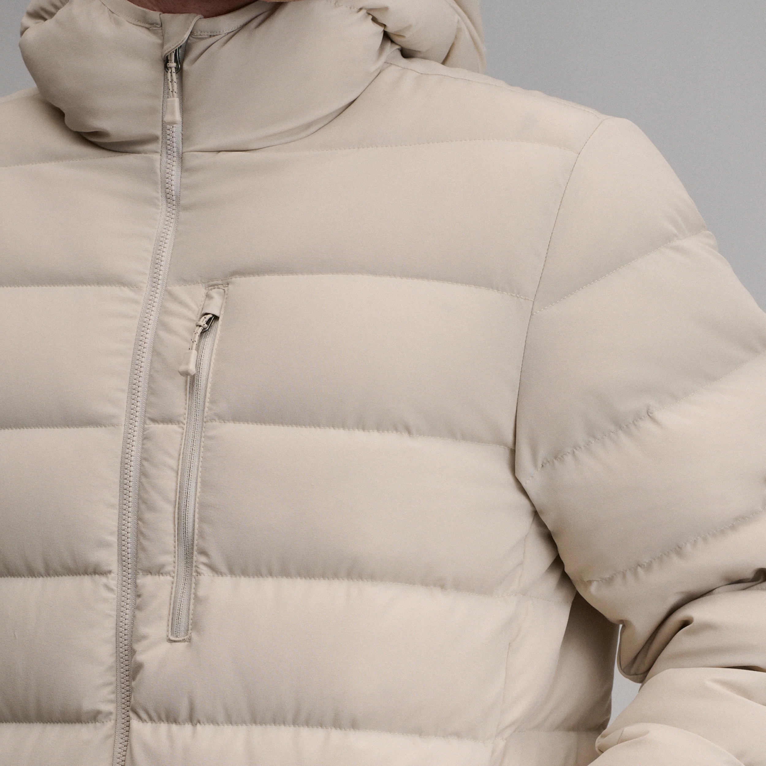 Men's EB Stretch Down Hooded Jacket