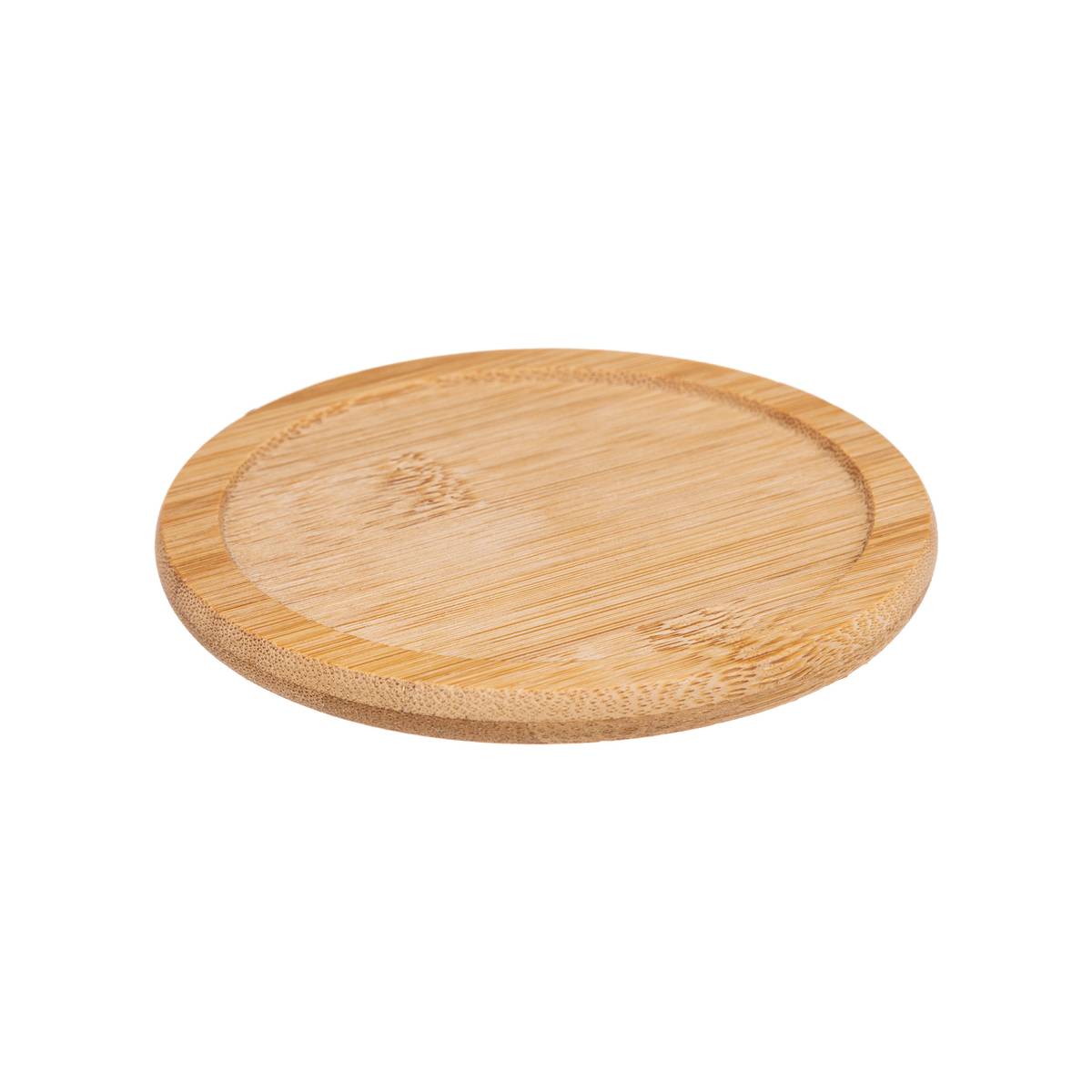 6 coasters "Rio" D.12 cm, Brown