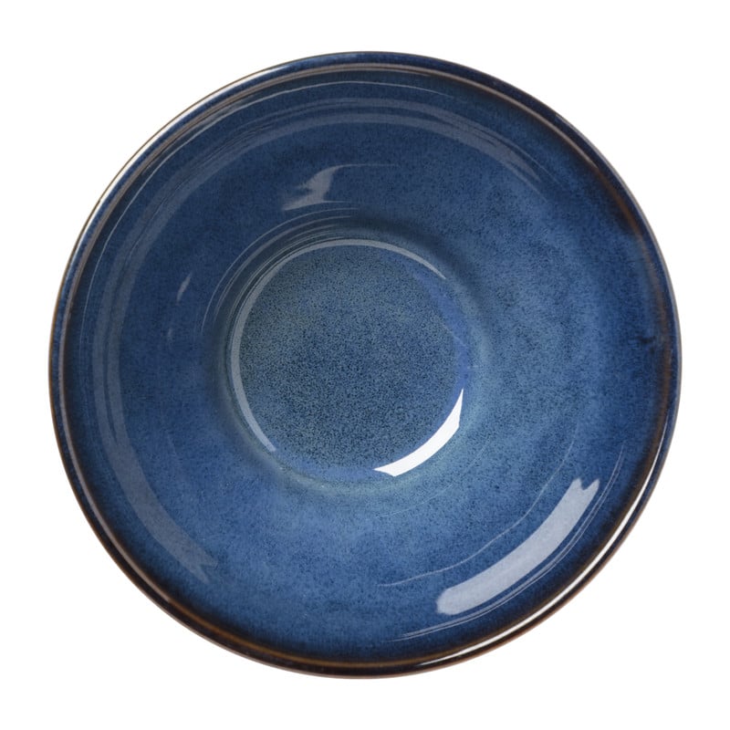 Schaal facet - donkerblauw - &Oslash;13x7.5 cm