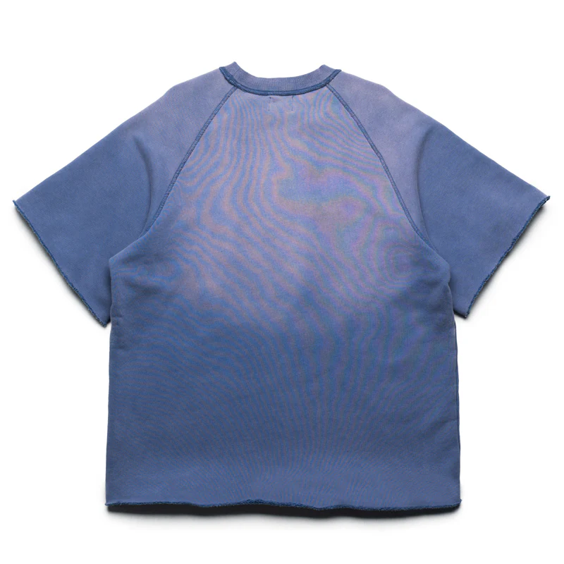 Diet Starts Monday Skull Half Sleeve Tee - Blue