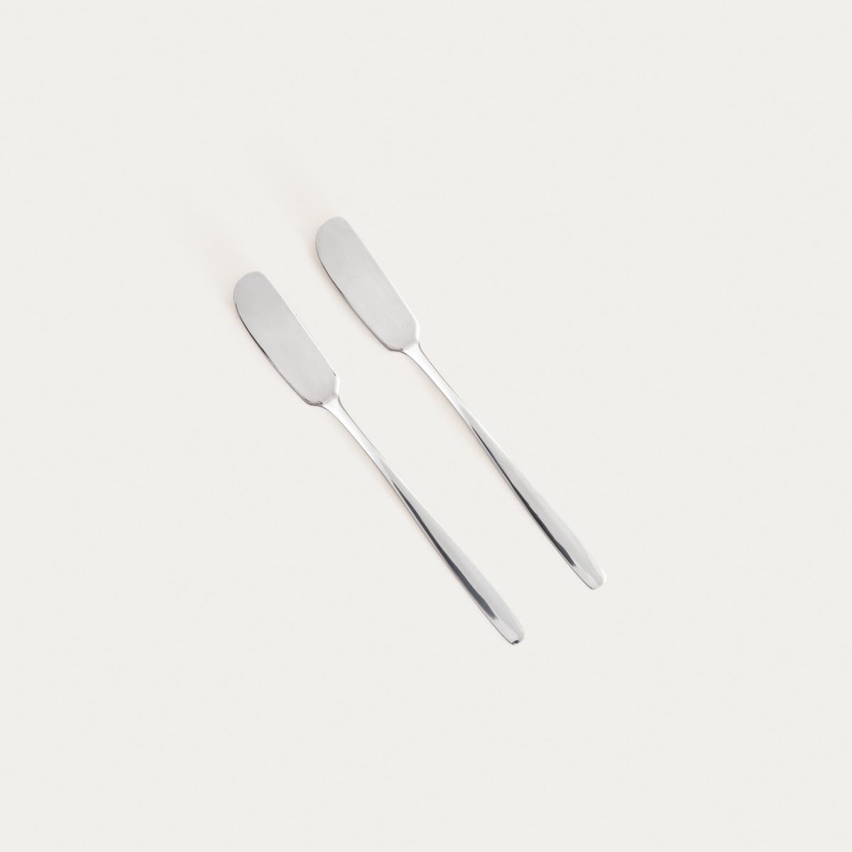 Zestaw nożyków ABELE do masła srebrnych, 17 cm 2 szt.