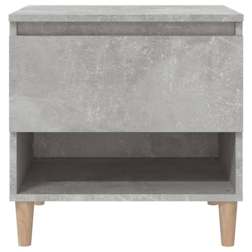 NNEVL Bedside Tables 2 pcs Concrete Grey 50x46x50 cm Engineered Wood