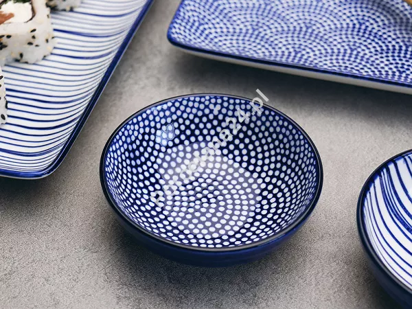 Zestaw do sushi dla 2 osób (4 el.) z pałeczkami Tokyo Design Studio - Nippon Blue 17991