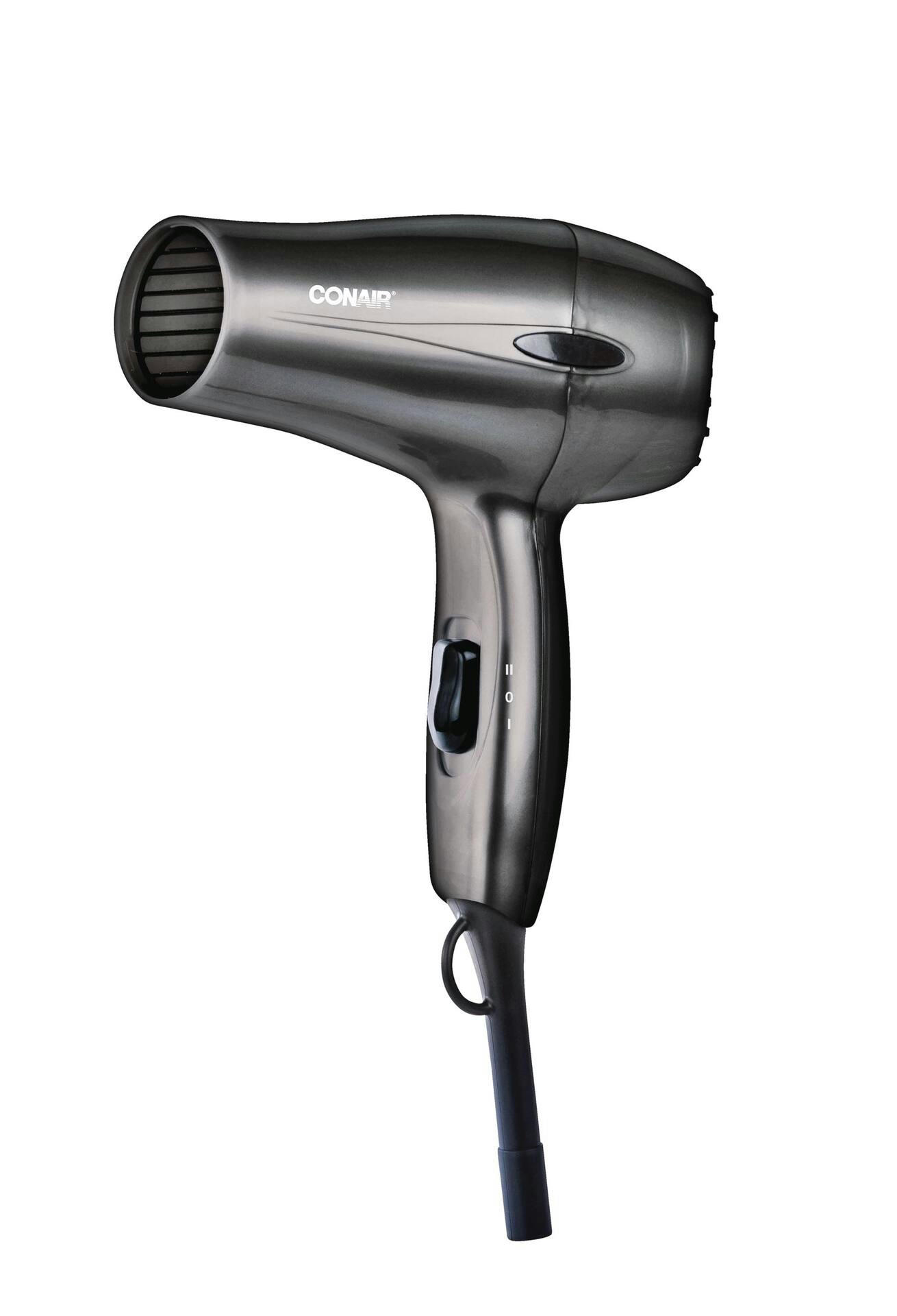 Conair 1875W  Mid-Size 2-Speed Ceramic Hair Dryer with Concentrator, Black