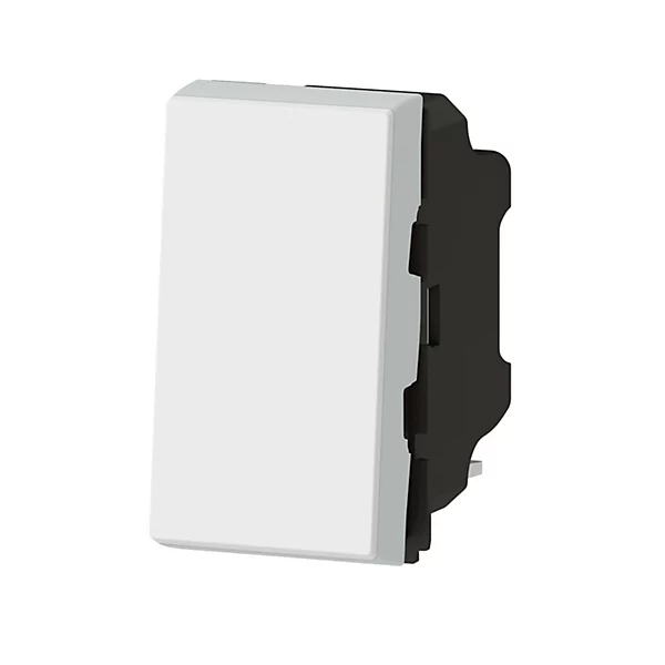 Mécanisme interrupteur va-et-vient à témoin Legrand Mosaïc blanc