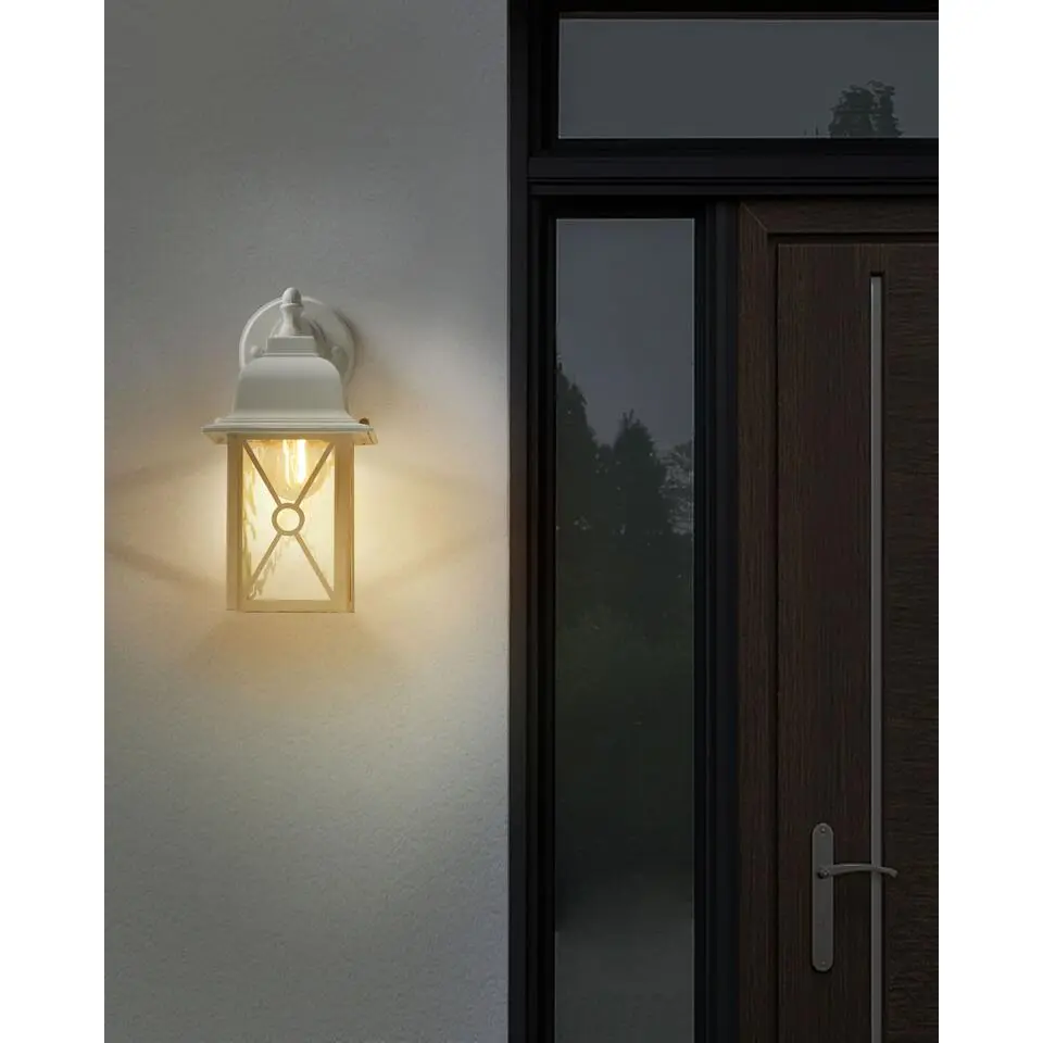 FINDON - Wandlamp - Wit - Ijzer