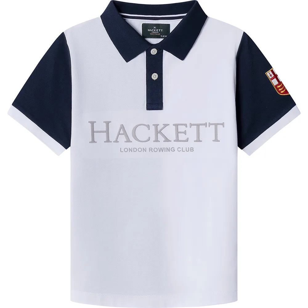 Hackett Heritage LRC BK short sleeve polo