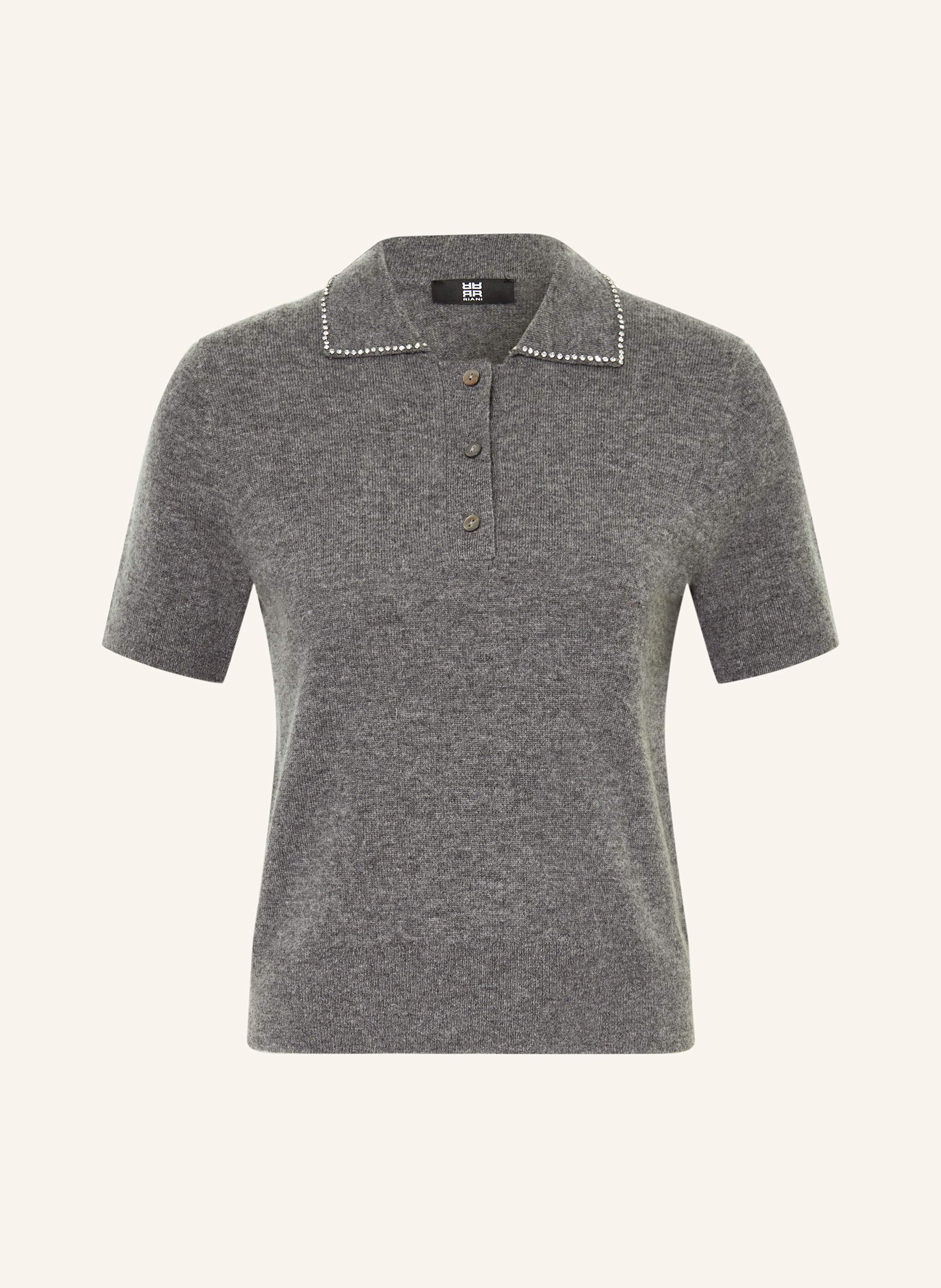 RIANI Strickshirt mit Cashmere und Schmucksteinen