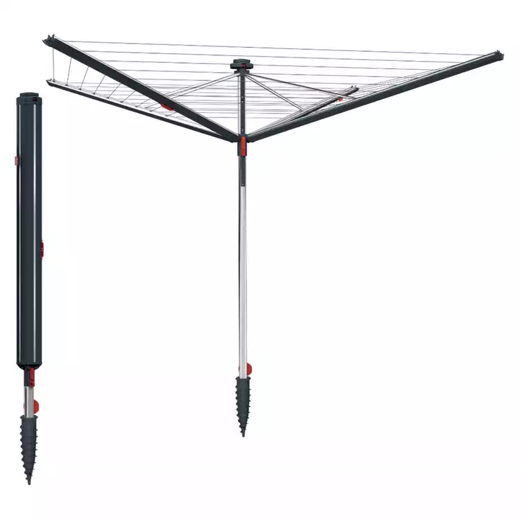 Vileda 50m Sun-Rise Outdoor Clothes Airer