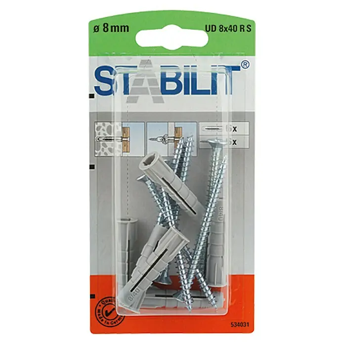 UNIVERSALPLUGG STABILIT 8X40MM 6STK