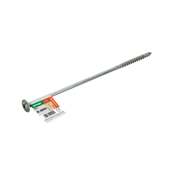 Holzbauschraube, T-STAR plus, T40, Stahl, 1 Stück lose, 8 x 260 mm