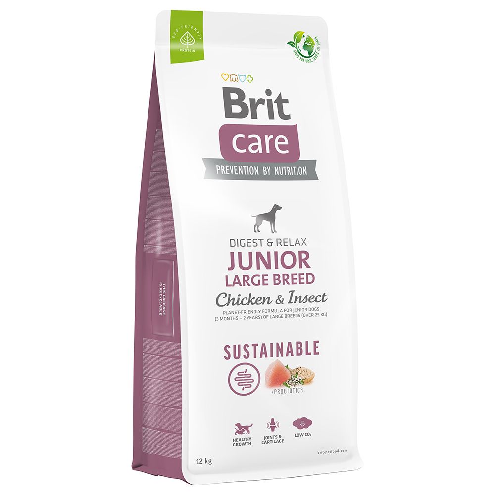 Brit Care Dog Sustainable Junior Large Breed Chicken & Insects