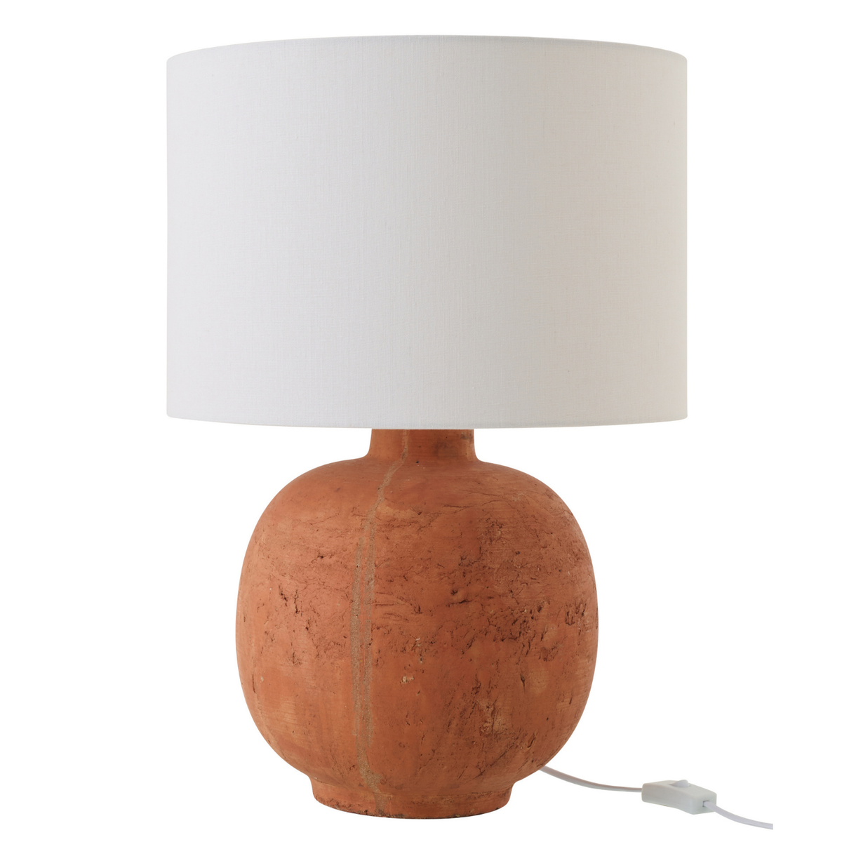 J-Line tafellamp Bal - keramiek - terracotta
