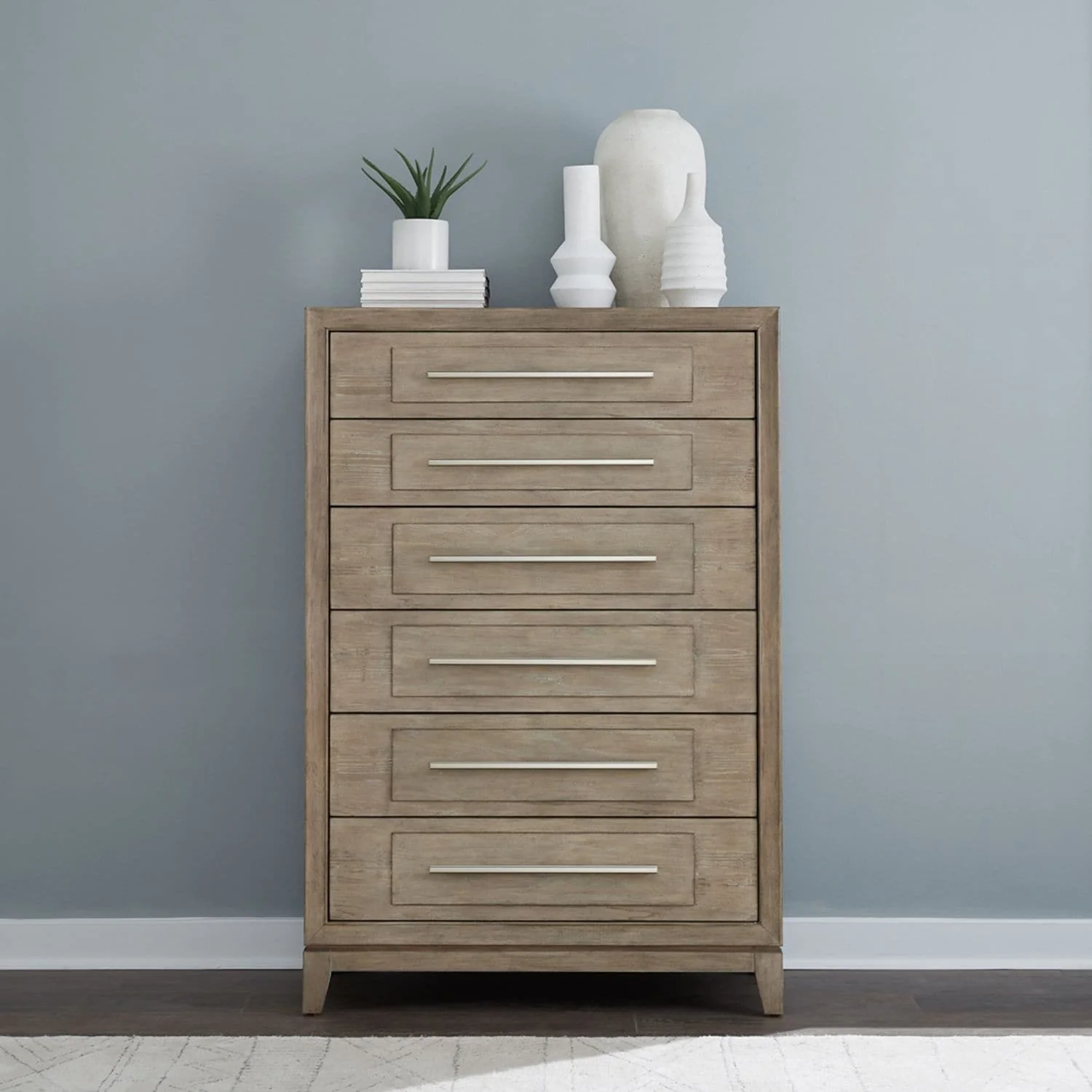 Liberty Furniture Brentwood Dresser, Mirror, or Chest in Sandstone Brown