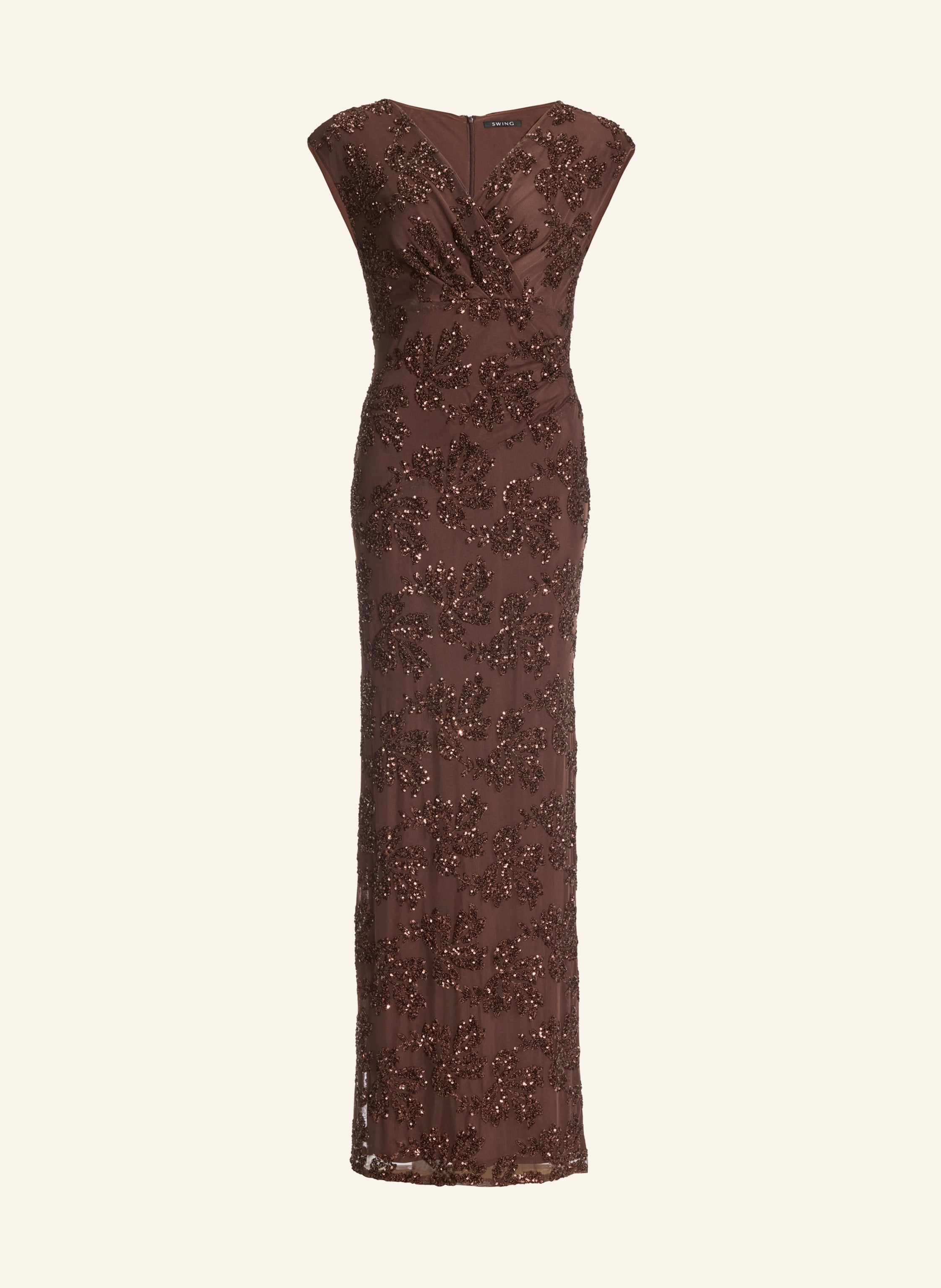 SWING Abendkleid aus Mesh mit Pailletten