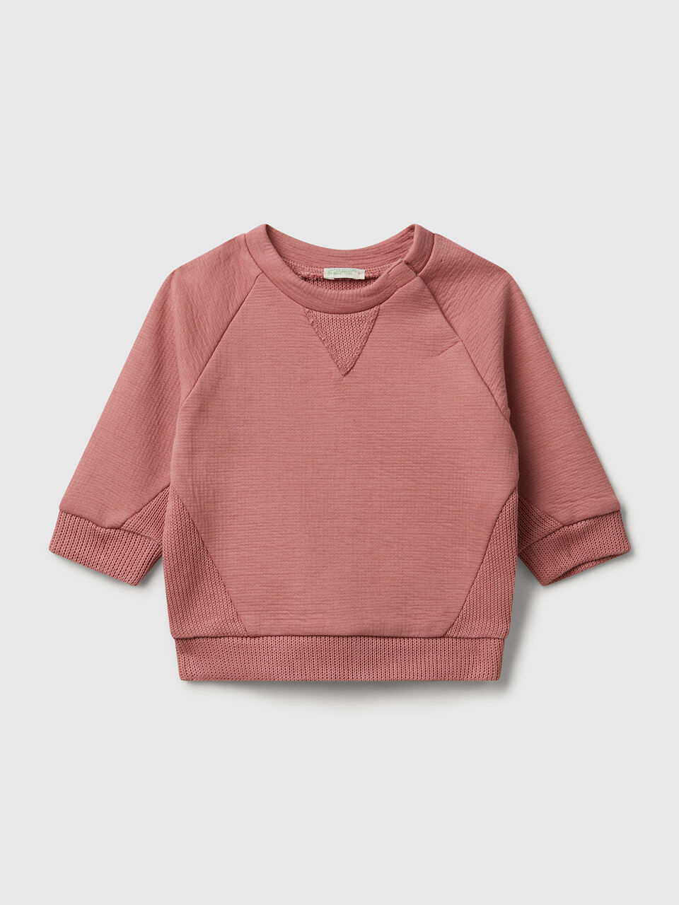 Crew neck cotton sweatshirt