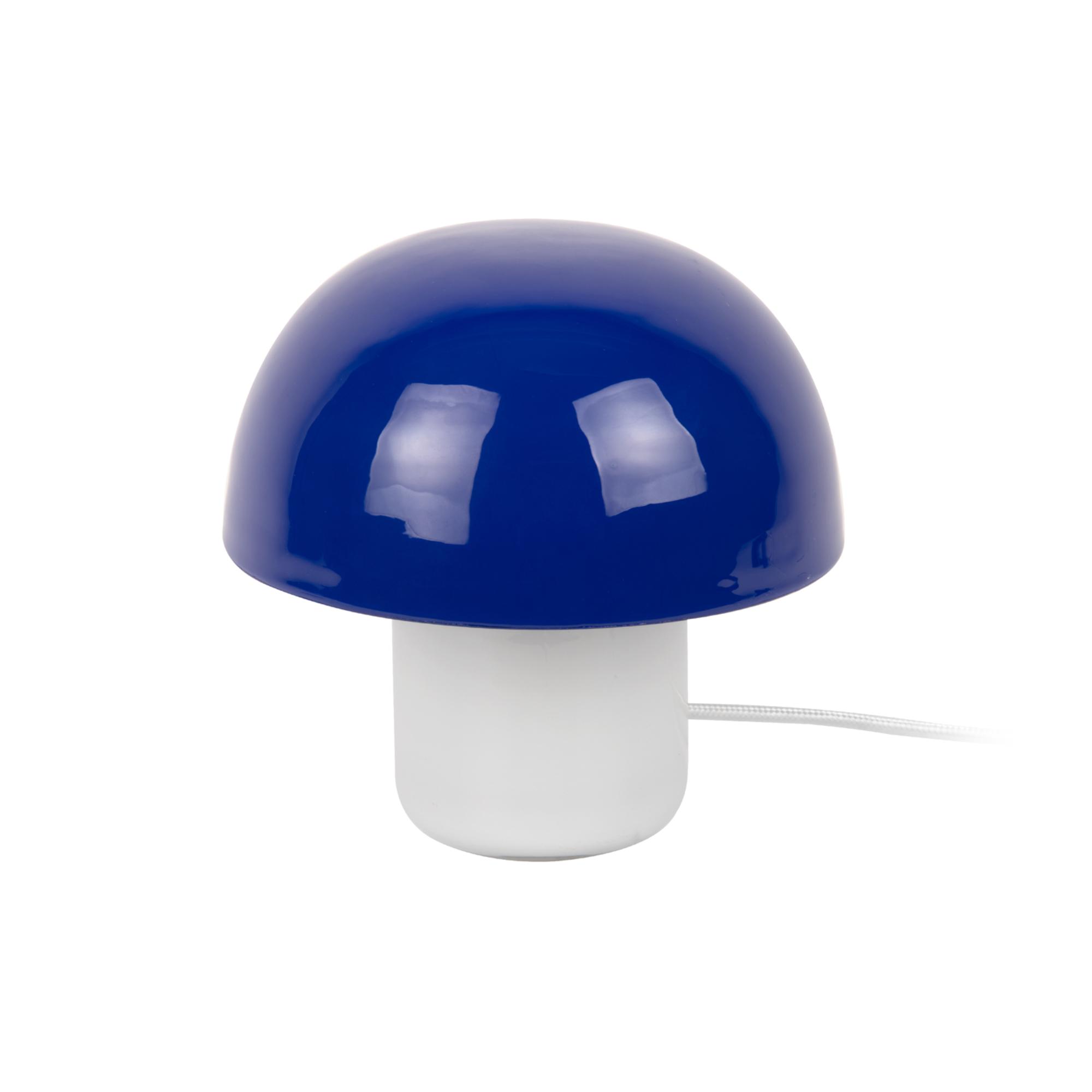 Leitmotiv tafellamp Nuevo Mini Mushroom - blauw - 20x20x20cm - Paddenstoellamp
