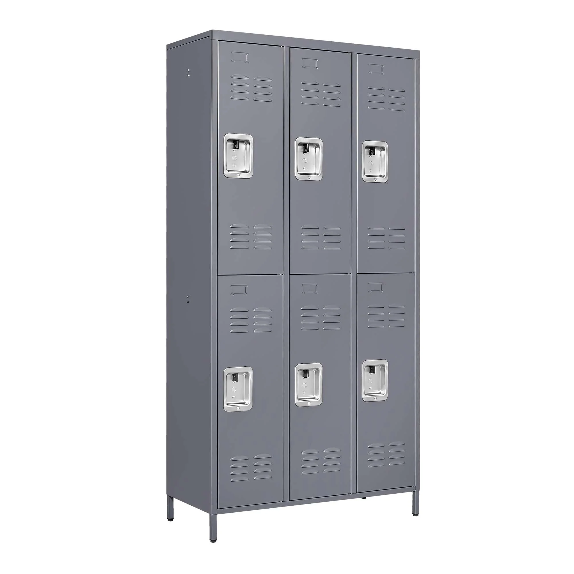 6 Door 72H Metal Lockers With Lock