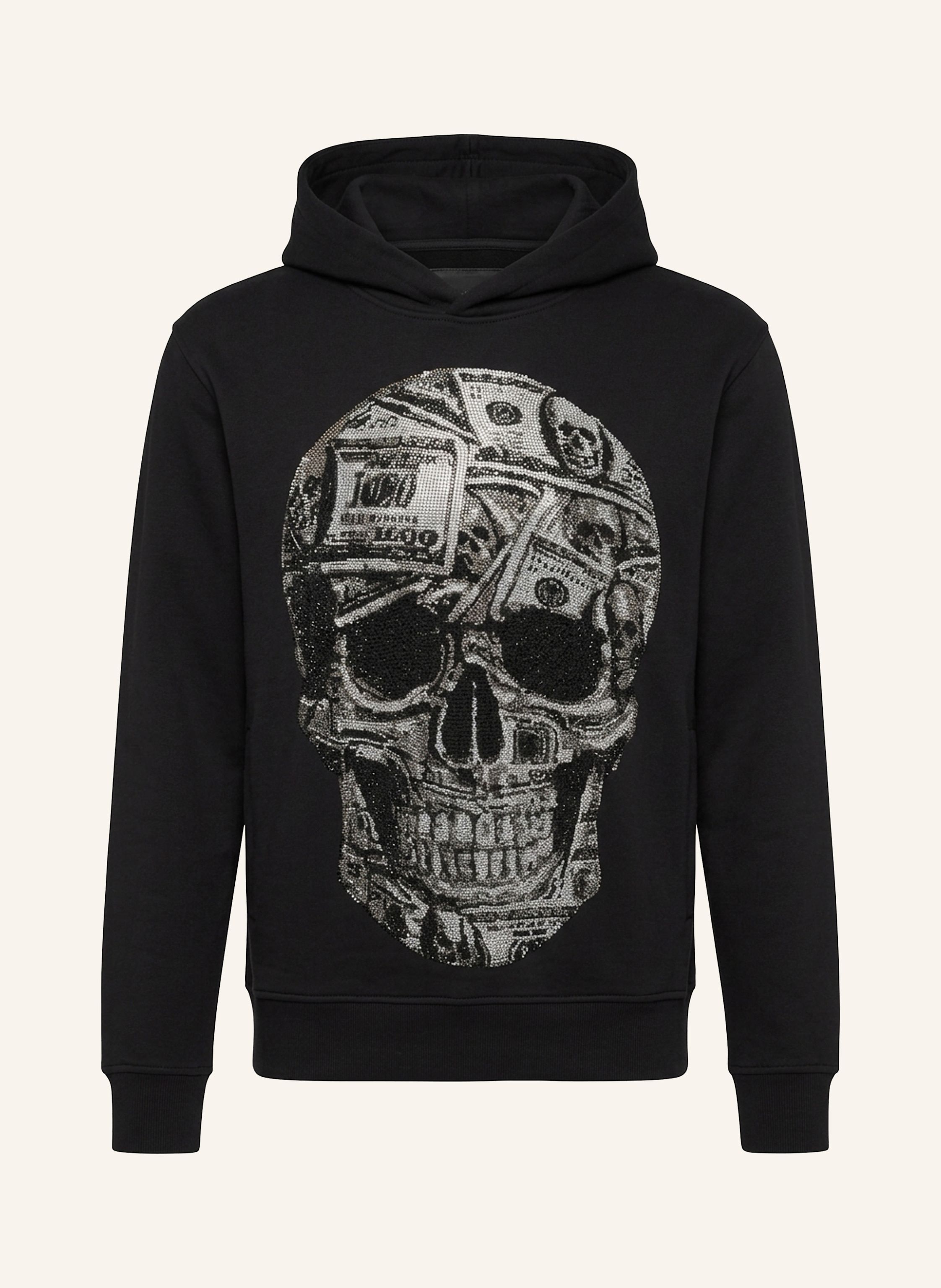 PHILIPP PLEIN Kapuzen-Sweatshirt SKULL