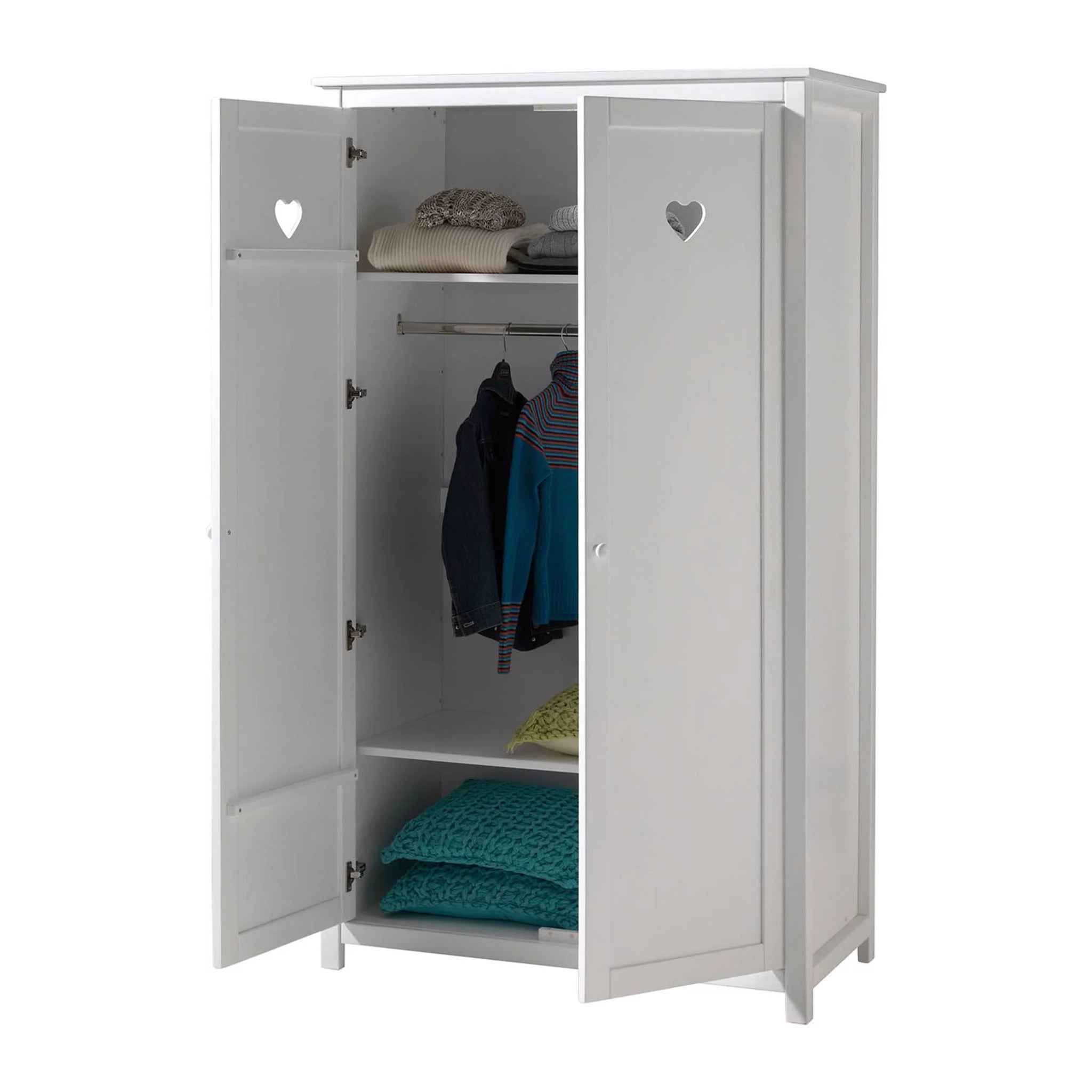 Vipack Amori Kledingkast 2-deurs - Wit