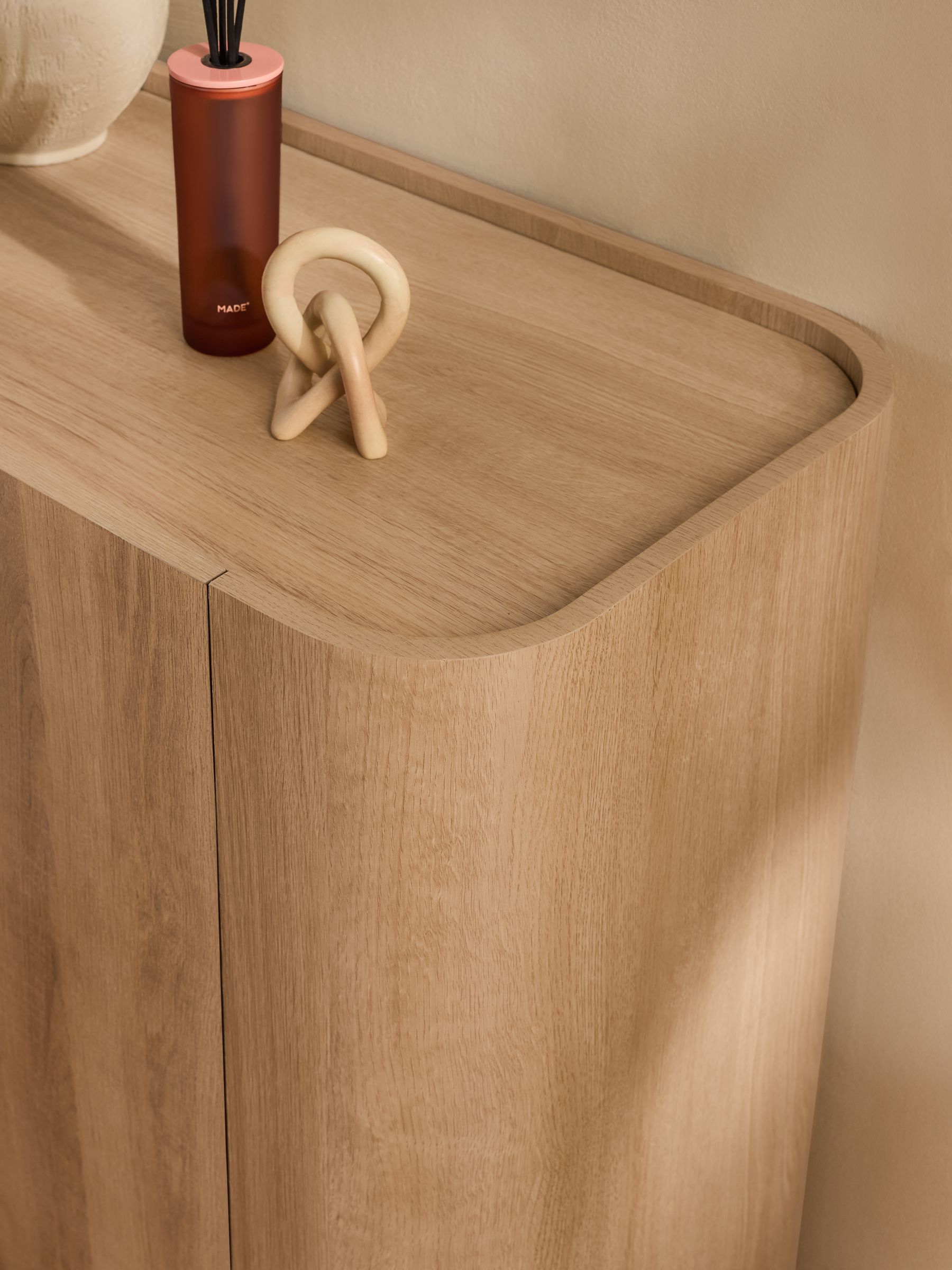 Kain Small Sideboard in Light Oak Effect