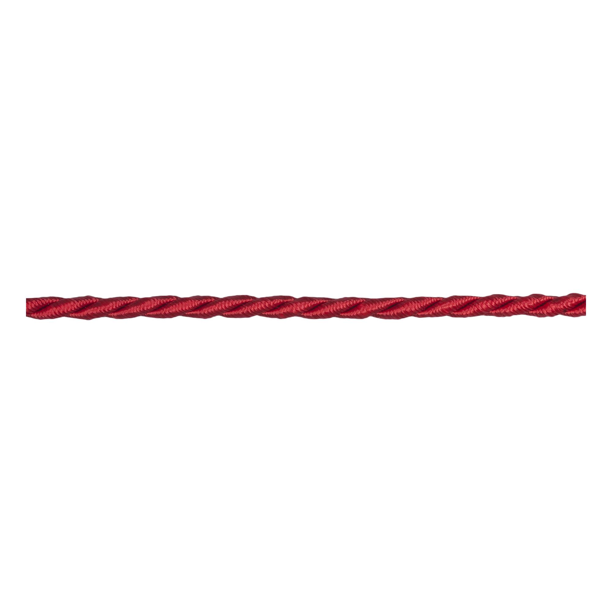 Red 6mm Cord Trim by the Metre