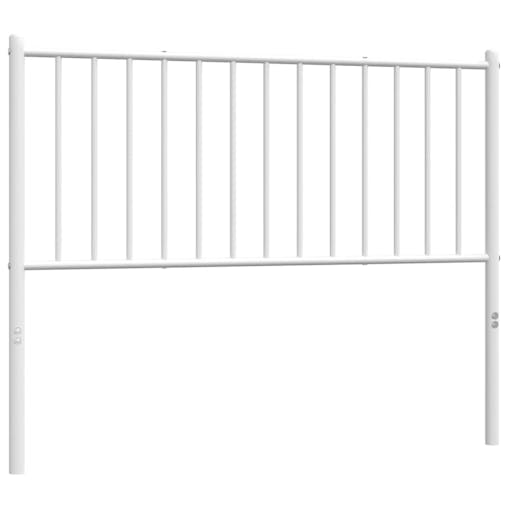 NNEVL Metal Headboard White 107 cm