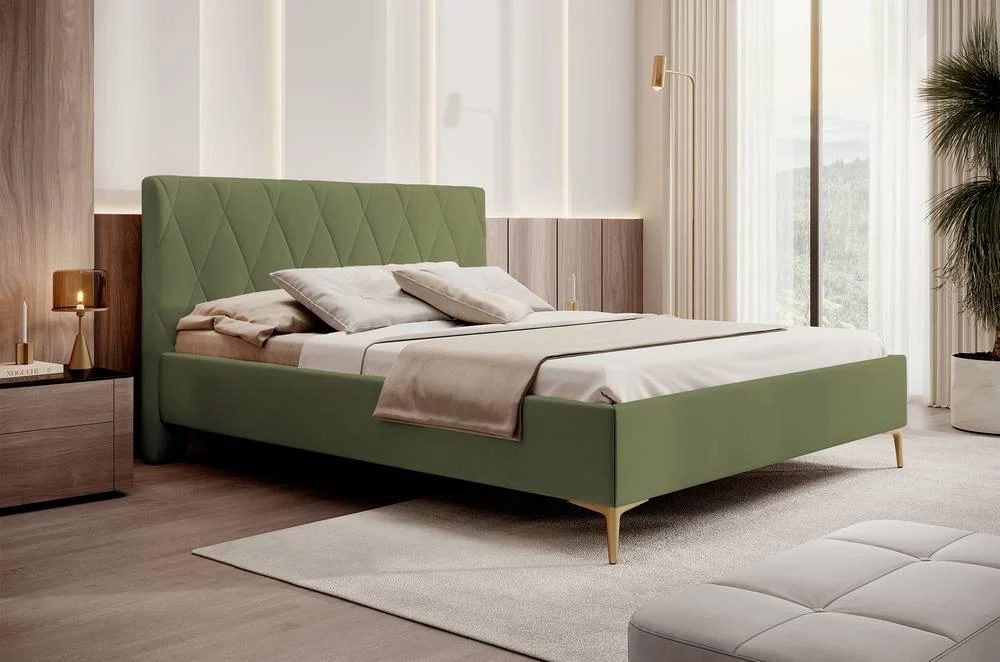 Bedframe Ticaro velvet 180 x 200 cm