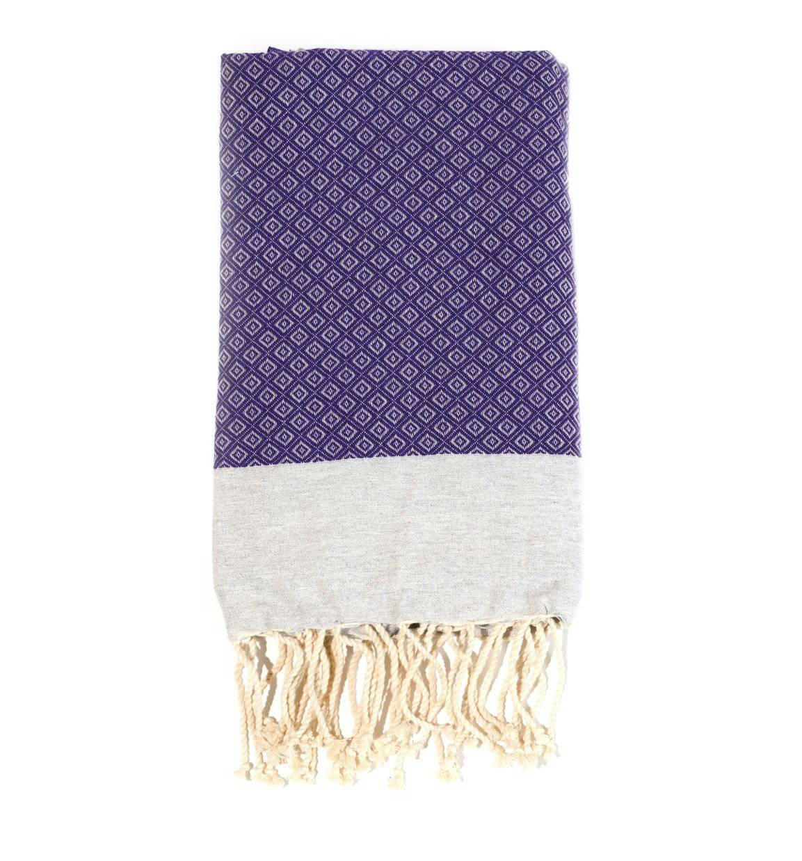 - Fouta en coton 100x200cm violet