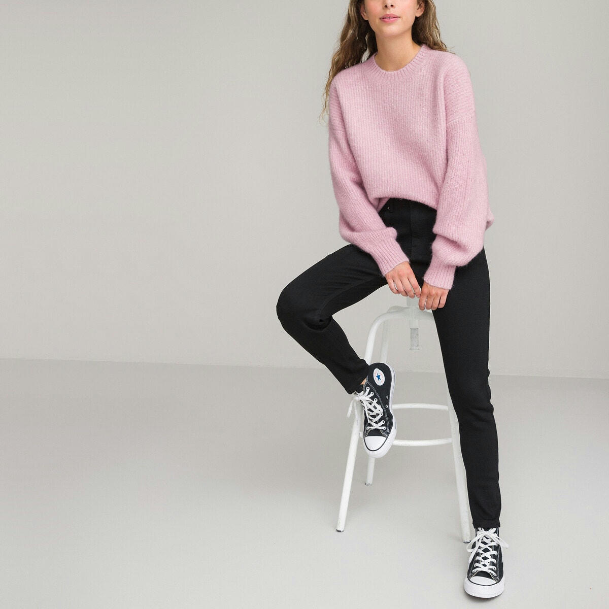Jean skinny taille haute