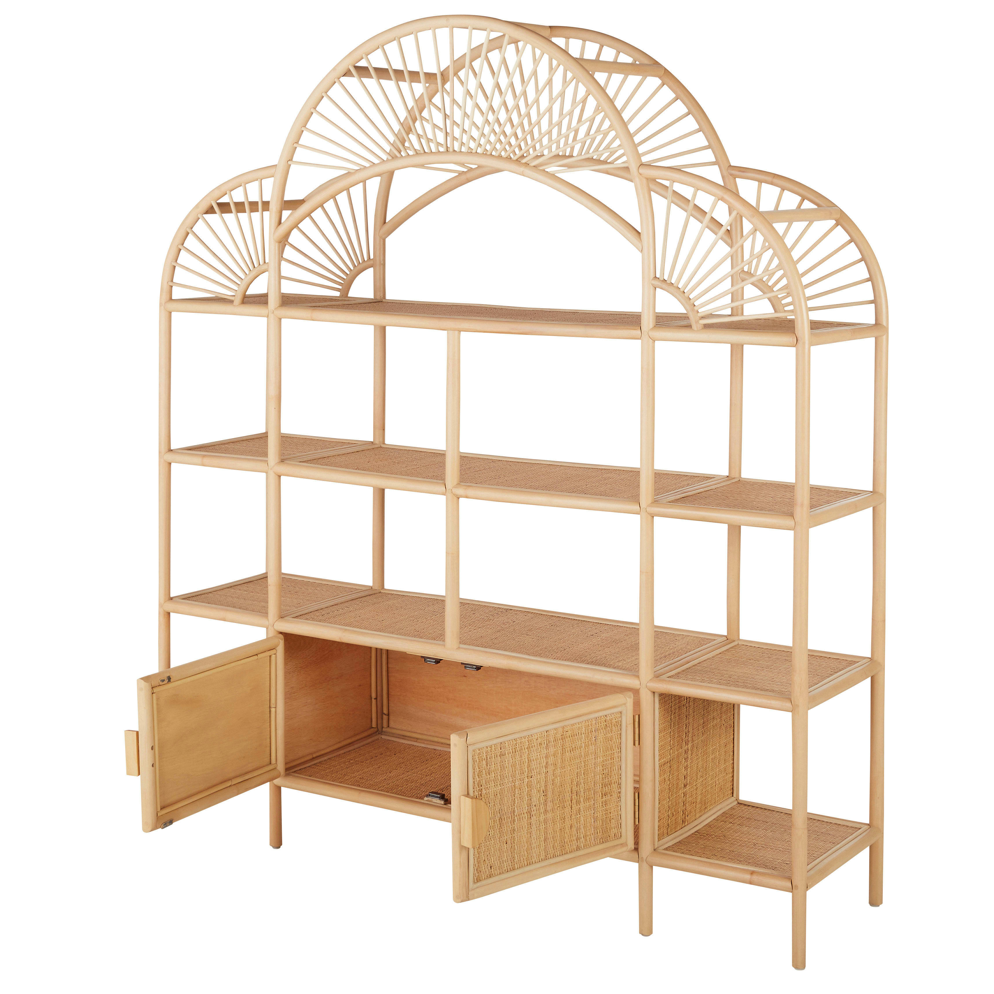 - Etagère à poser en rotin