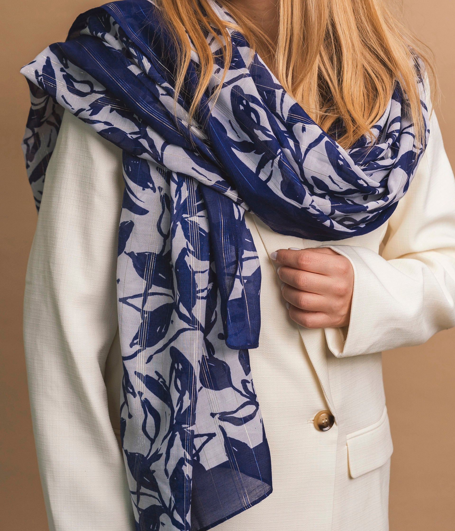Foulard Thais bleu