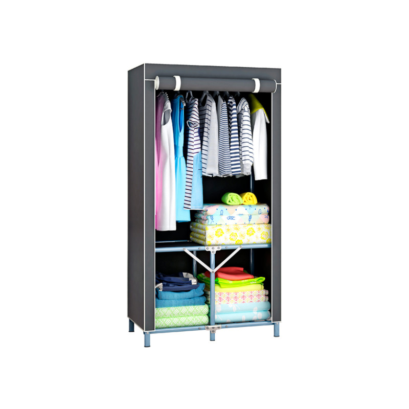 Garde-robe en aluminium simple 80 x 46 x 153 cm CASIBEL