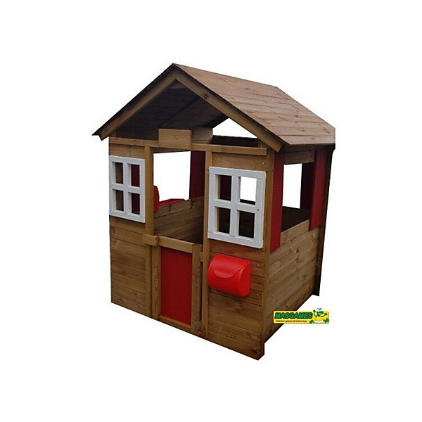 Maison d'enfant en bois Masgames FRAISE DELUXE XL