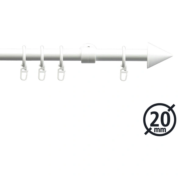 Stilgarnitur »Kegel«, Länge 1600 mm, Ø 20 mm, Metall/Kunststoff