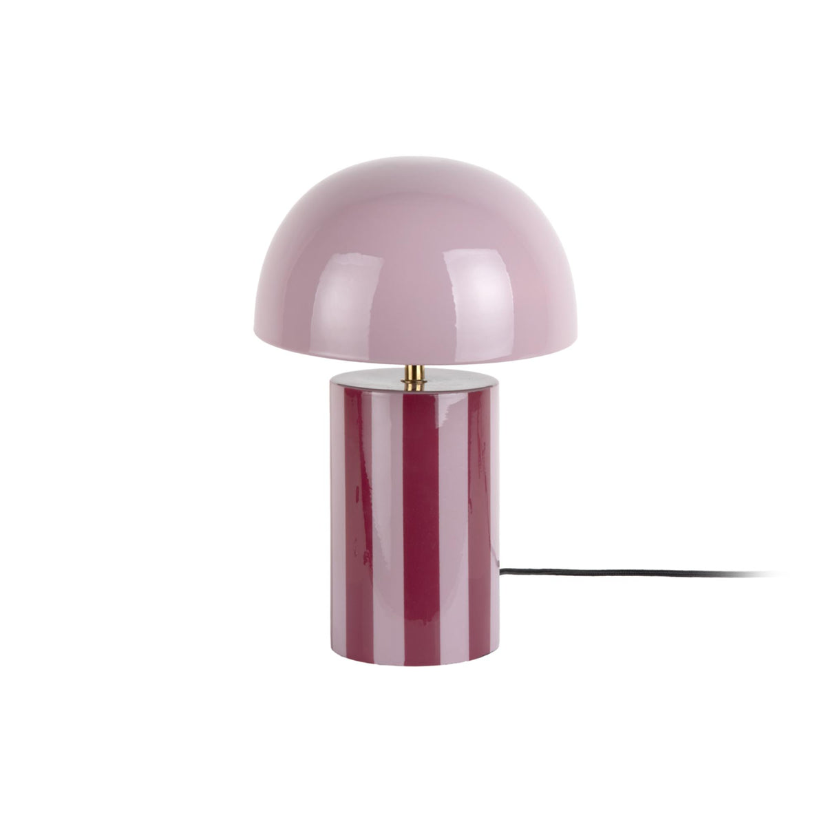 Leitmotiv tafellamp Rayado - paars - 25x25x34cm - Paddenstoellamp