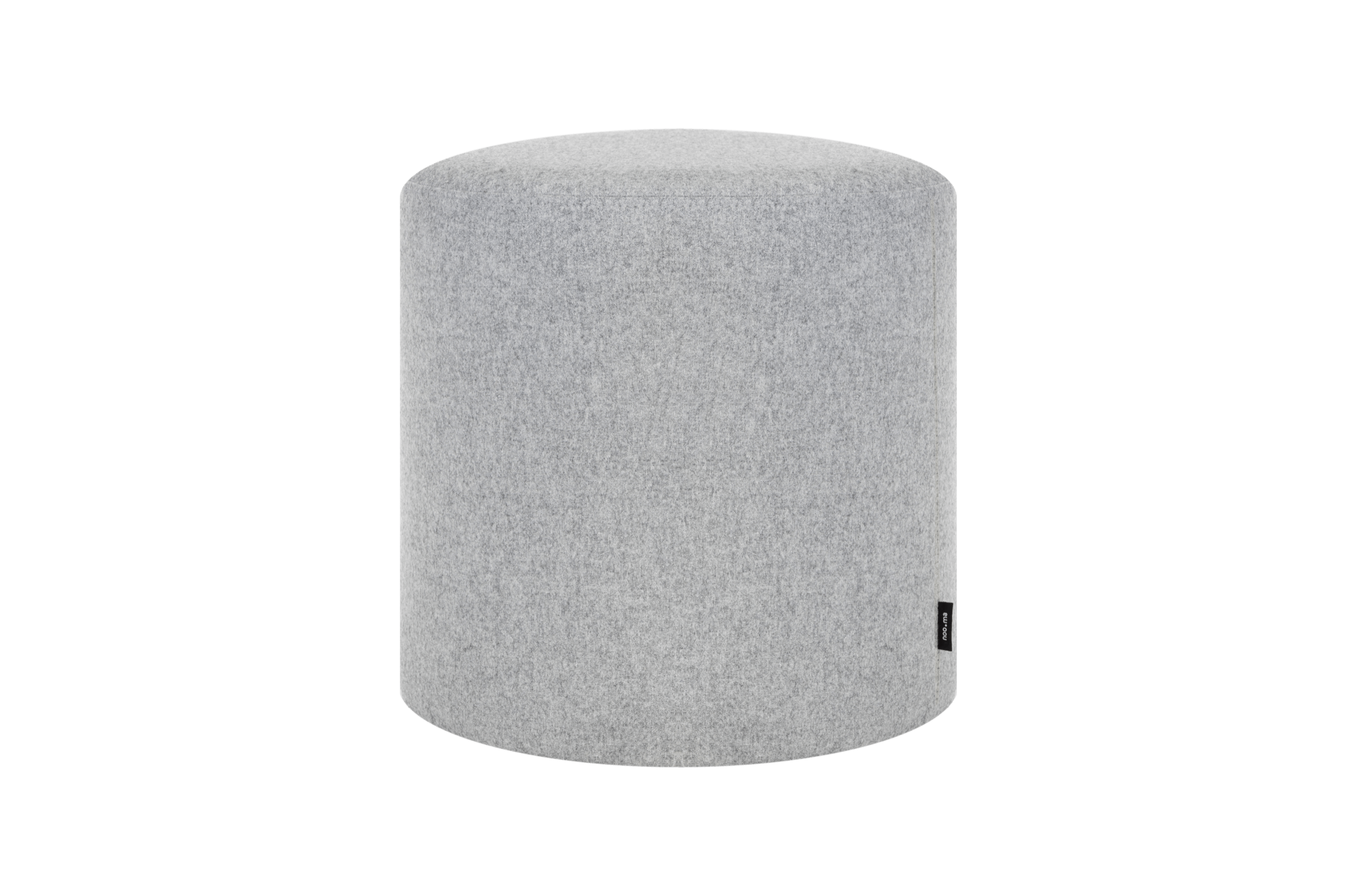 noo.ma FOLK Poef - Universal Grey Wool