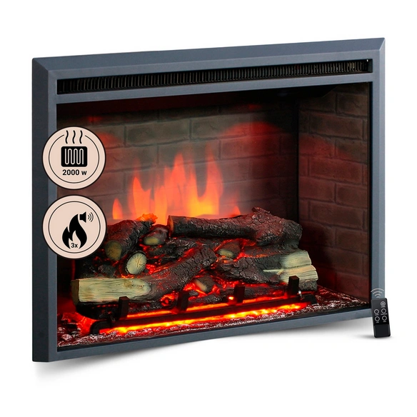 Elektrokamin, »CA-33«, 2000 W, 22x89x68,5 cm, schwarz